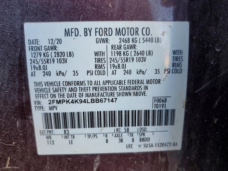 2020 Ford Edge Titanium