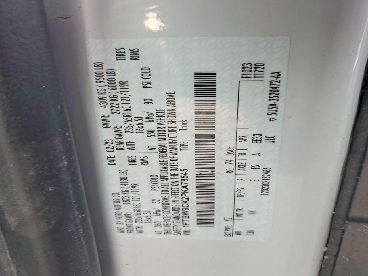 2023 Ford Transit T-350