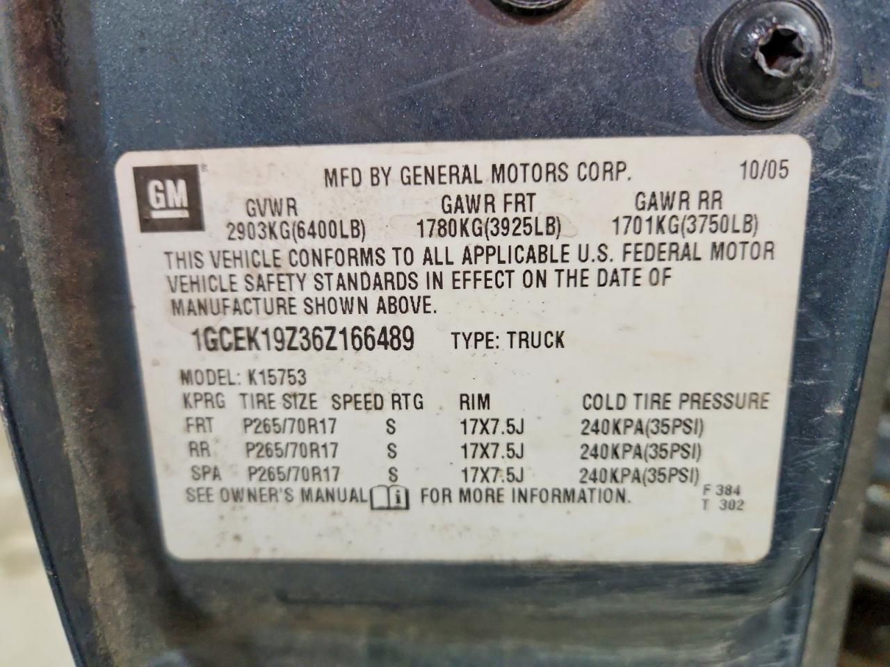 2006 Chevrolet Silverado K1500