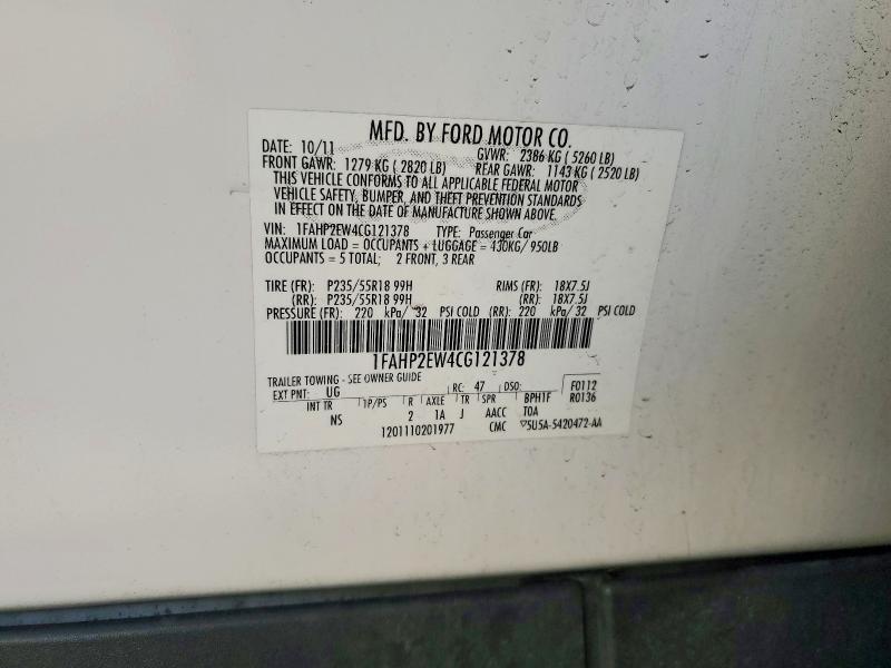 2012 Ford Taurus sel