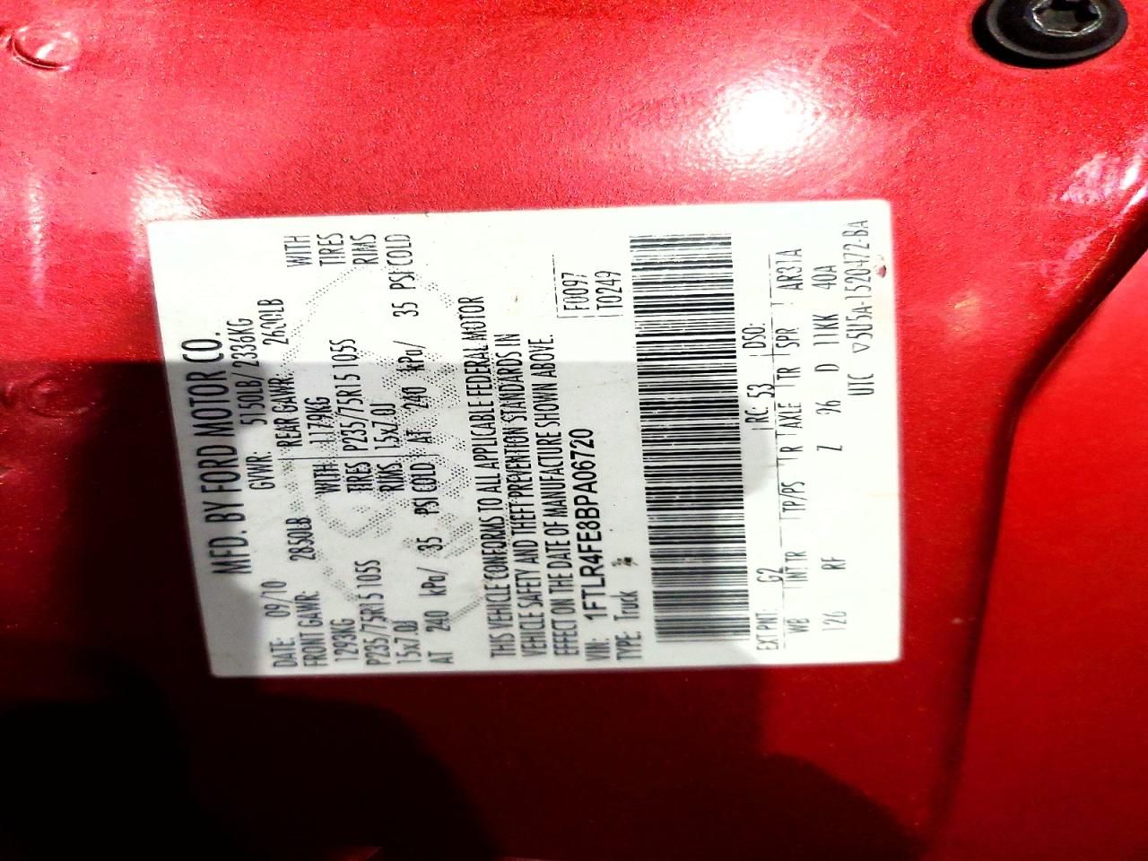 2011 Ford Ranger Super Cab