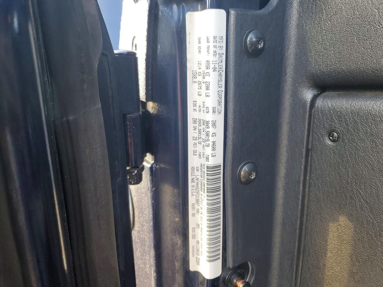 2005 Jeep Wrangler / tj Unlimited