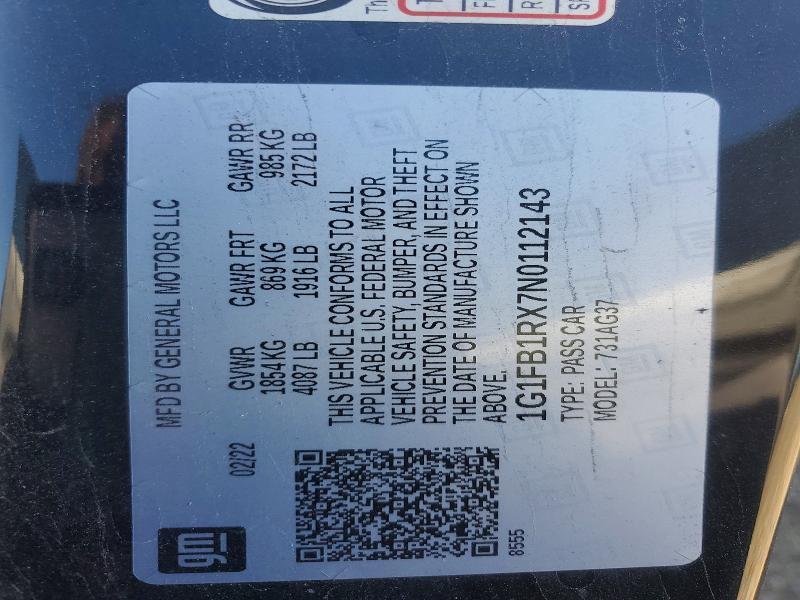 2022 Chevrolet Camaro ls