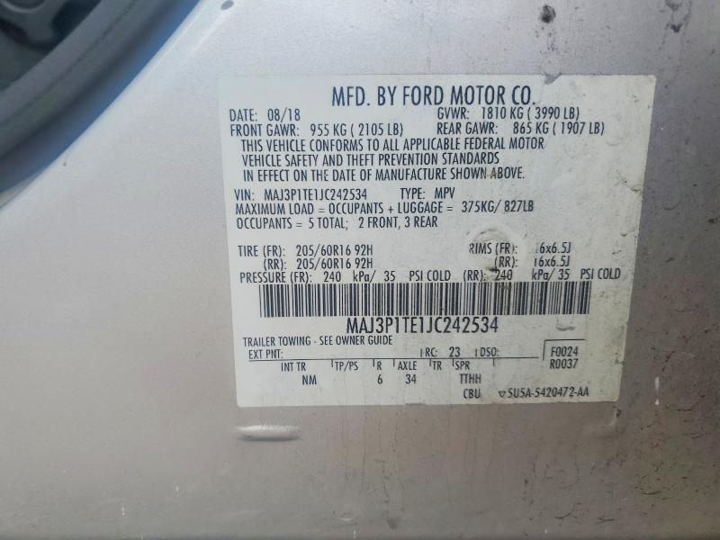 2018 Ford Ecosport se