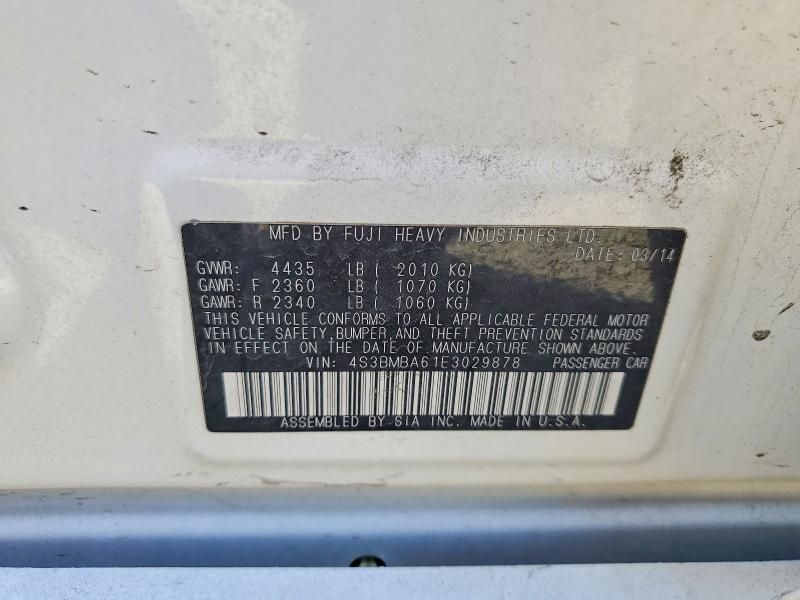 2014 Subaru Legacy 2.5i