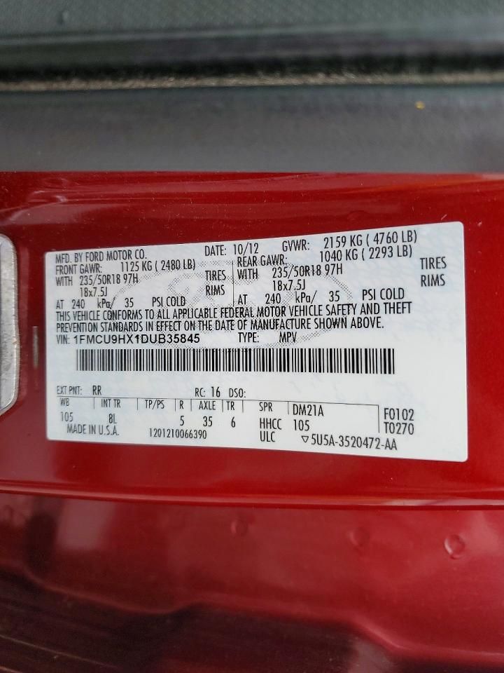 2013 Ford Escape sel