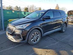 Hyundai salvage cars for sale: 2017 Hyundai Santa fe se