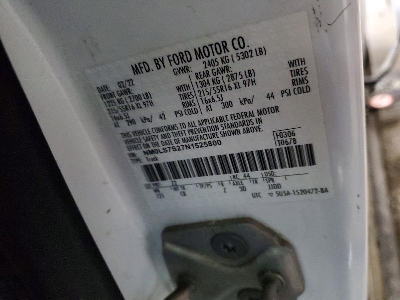 2022 Ford Transit Connect xl
