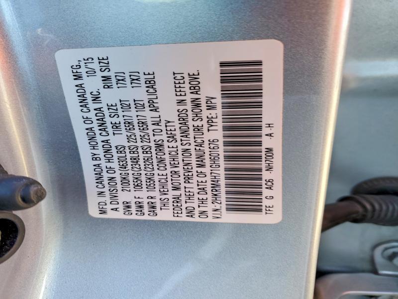 2016 Honda Cr-v exl