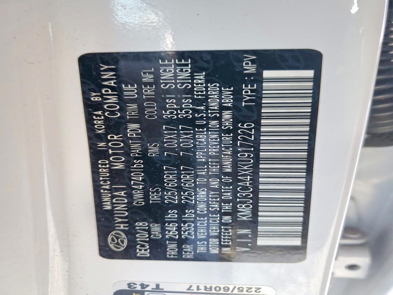 2019 Hyundai Tucson Limited