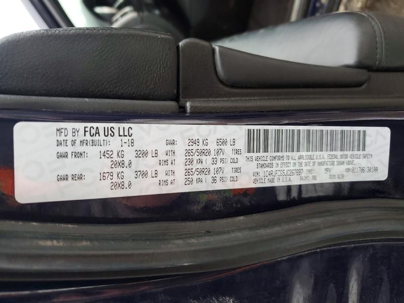 2018 Jeep Grand Cherokee Overland