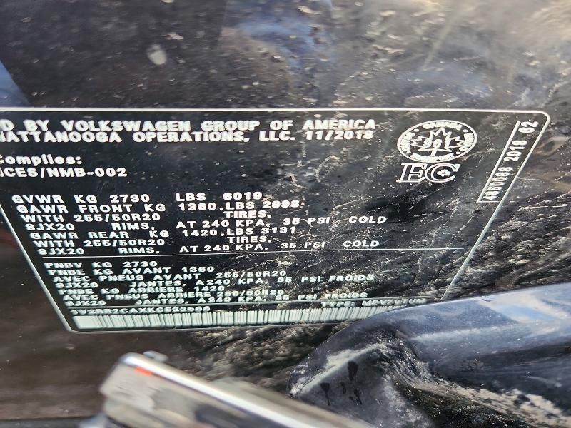 2019 Volkswagen Atlas sel