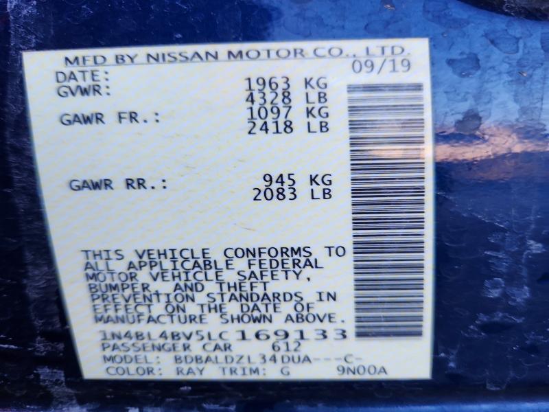 2020 Nissan Altima s