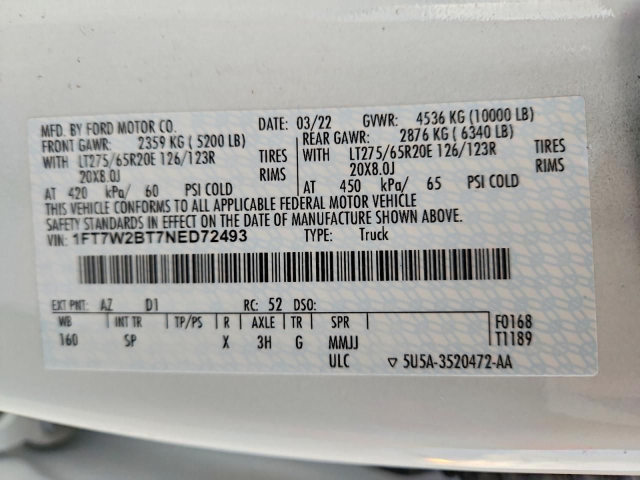 2022 Ford F250 Super Duty