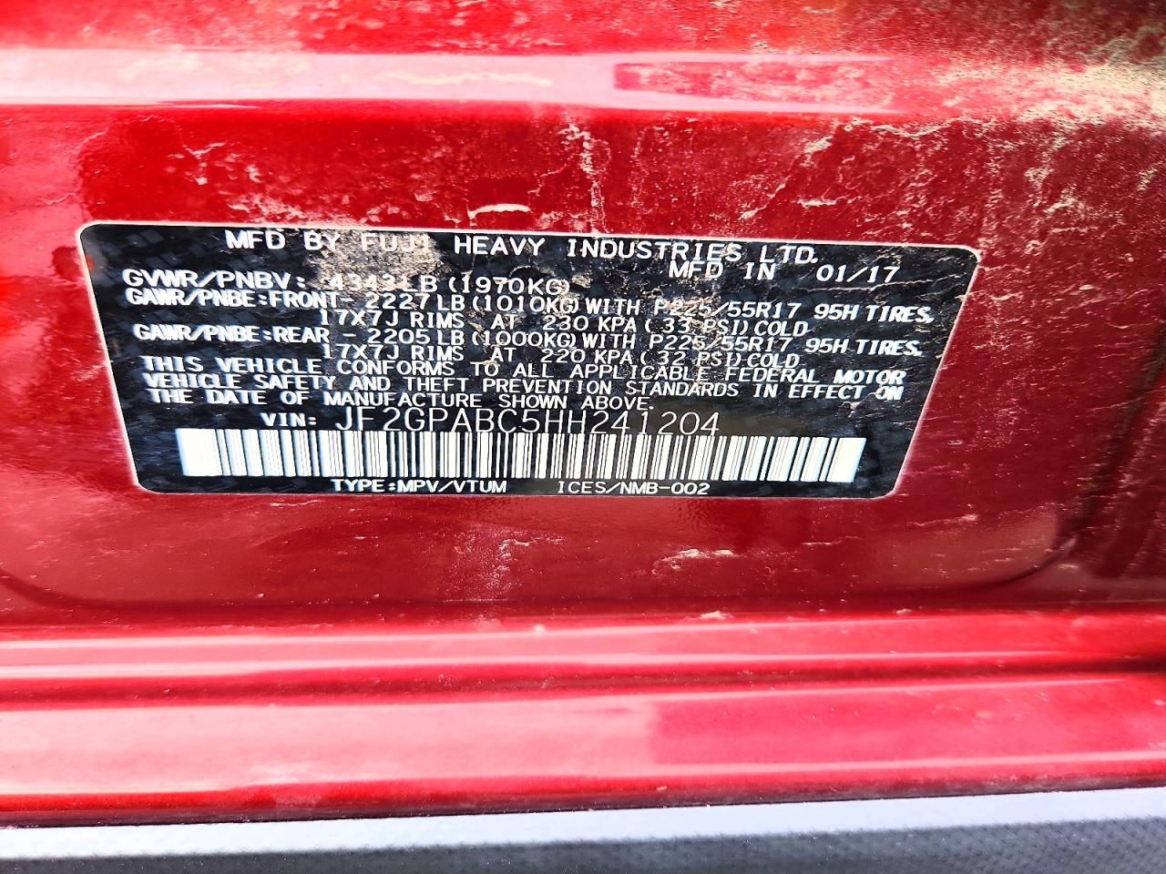 2017 Subaru Crosstrek Premium