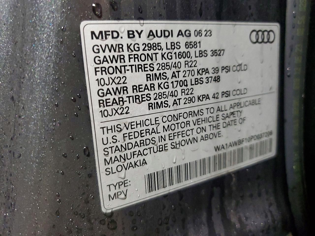 2023 Audi SQ8 Premium Plus