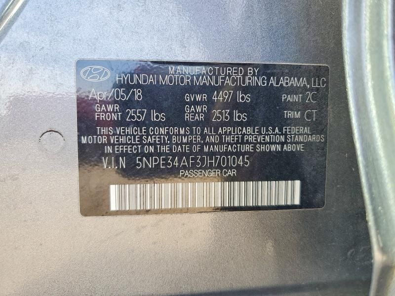 2018 Hyundai Sonata Sport