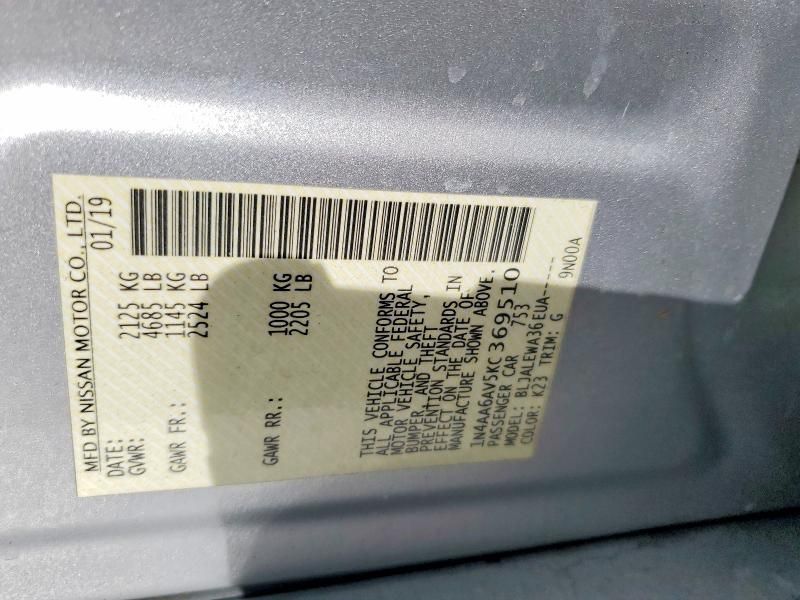 2019 Nissan Maxima s