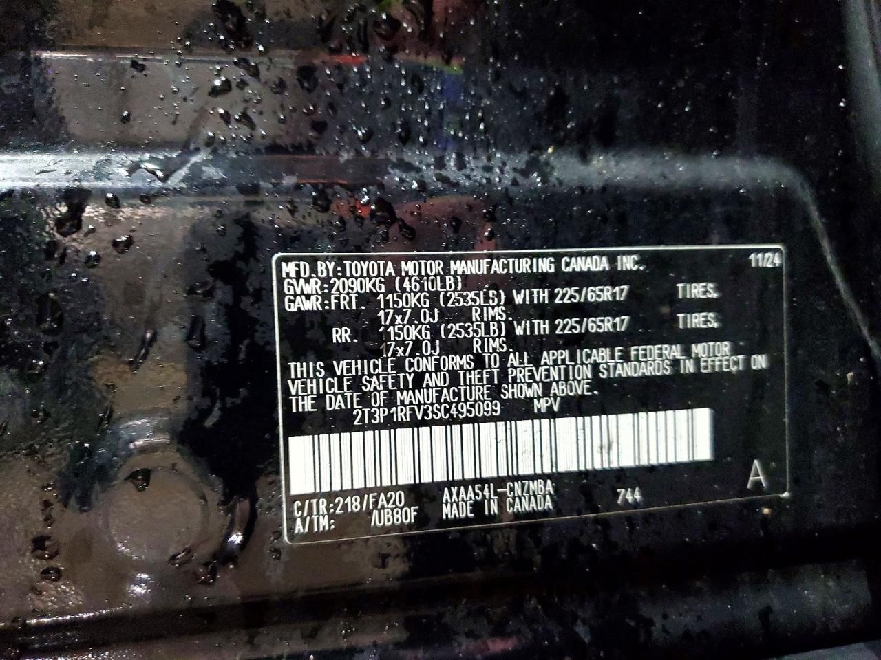 2025 Toyota Rav4 xle