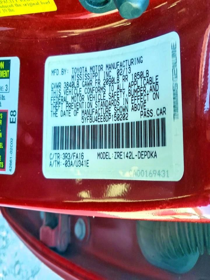 2013 Toyota Corolla Base