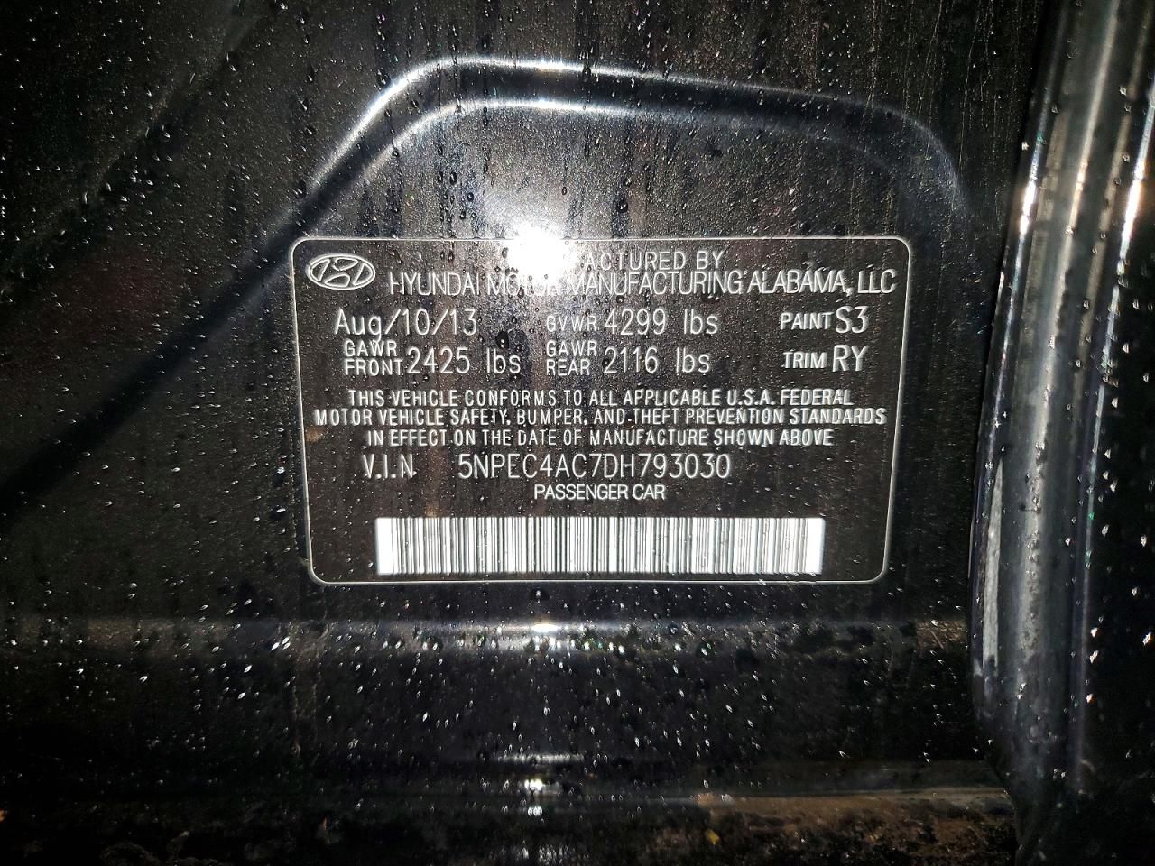 2013 Hyundai Sonata se