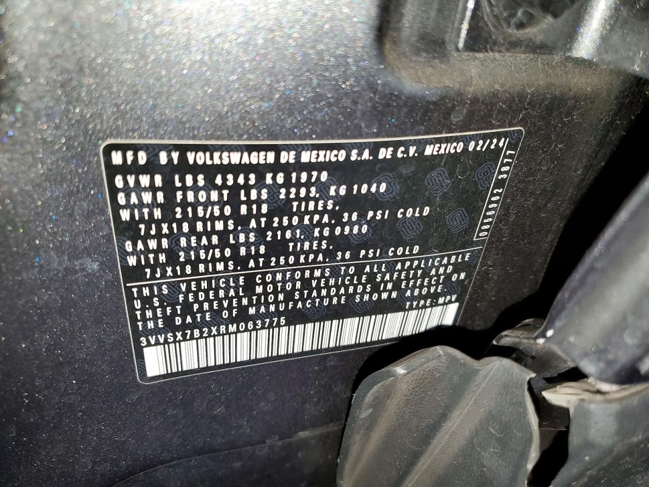 2024 Volkswagen Taos se