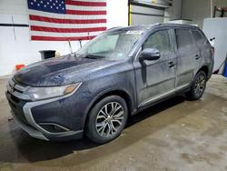 Mitsubishi salvage cars for sale: 2016 Mitsubishi Outlander se