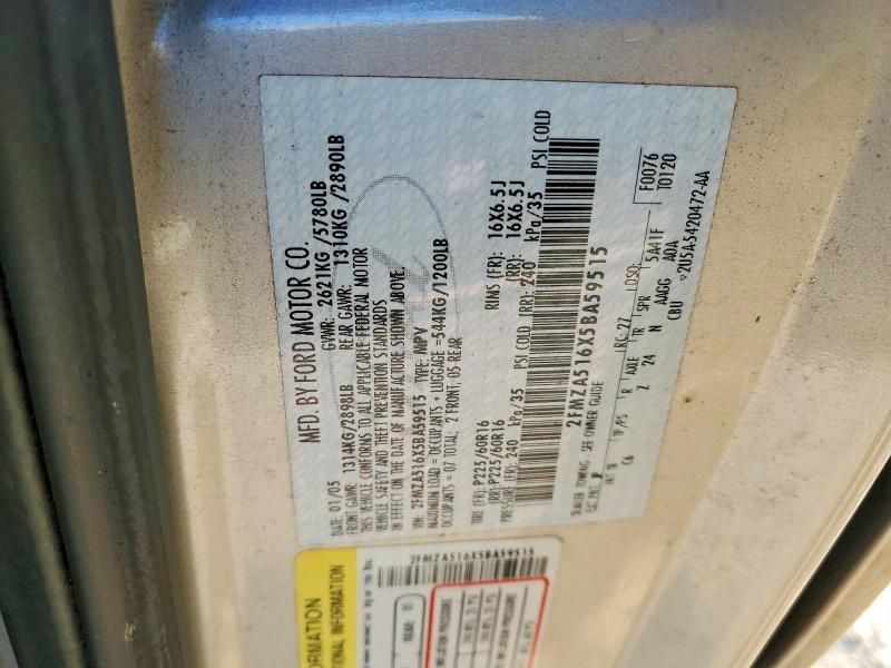 2005 Ford Freestar se