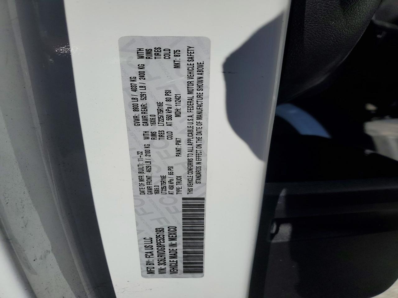 2023 Dodge RAM Promaster 2500 2500 High