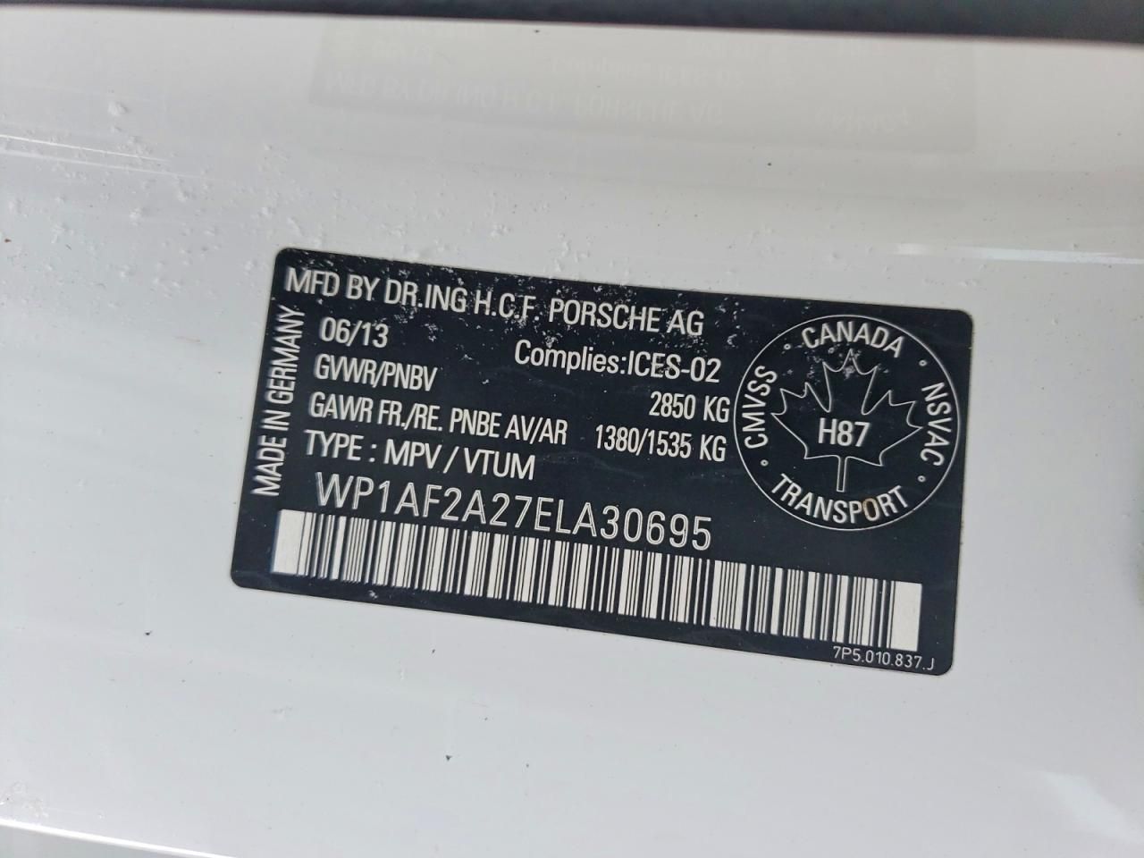 2014 Porsche Cayenne