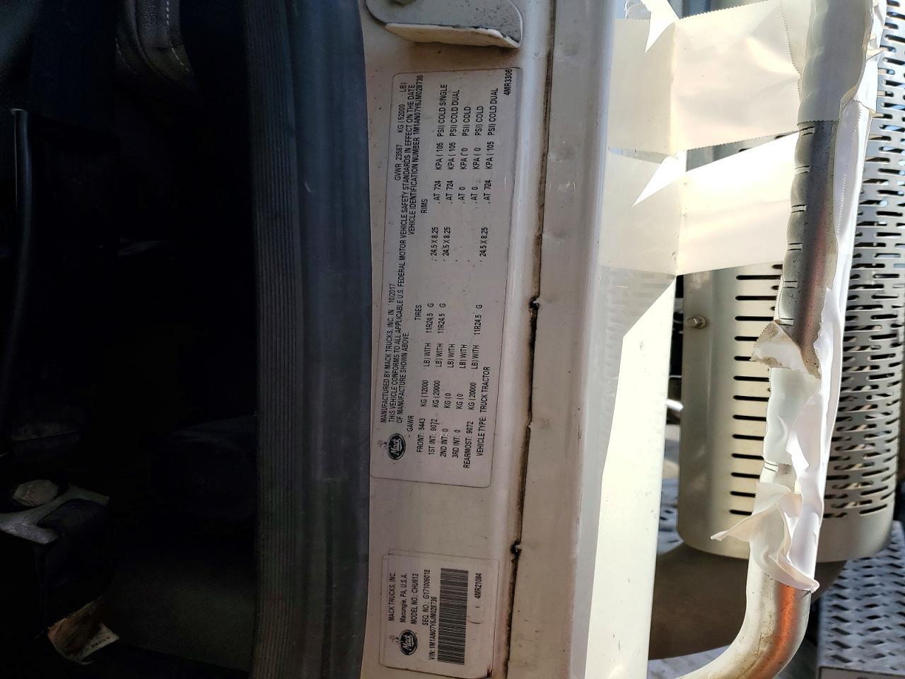 2018 Mack 600 CHU600