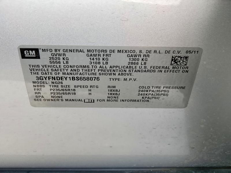 2011 Cadillac Srx Luxury Collection