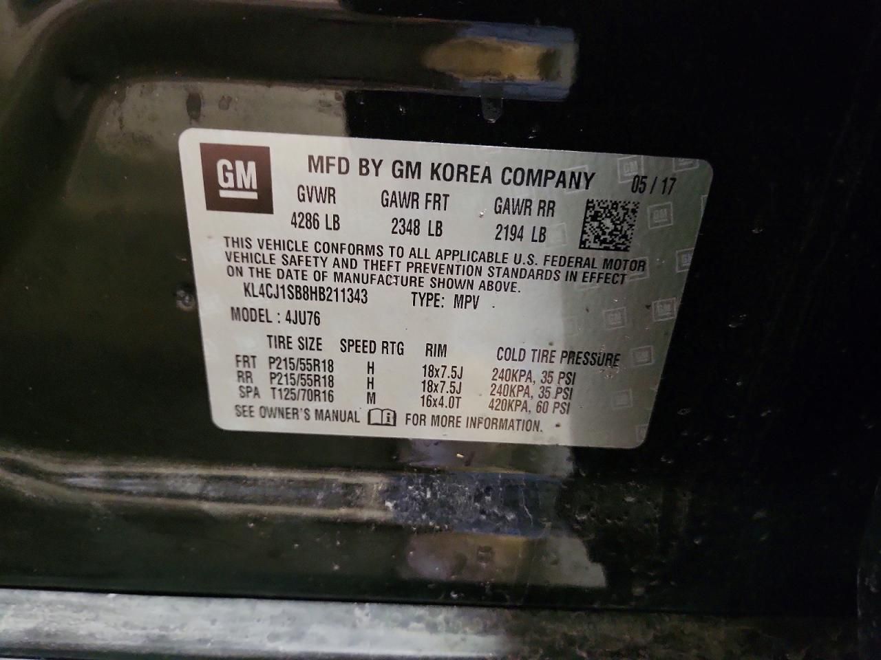 2017 Buick Encore Sport Touring