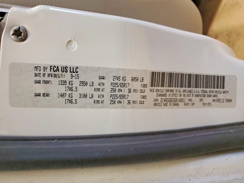 2016 Dodge Grand Caravan se