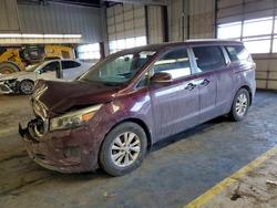 KIA Sedona lx salvage cars for sale: 2016 KIA Sedona lx