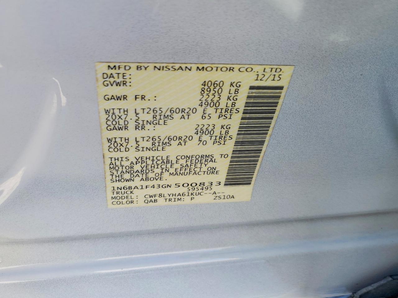 2016 Nissan Titan XD SL