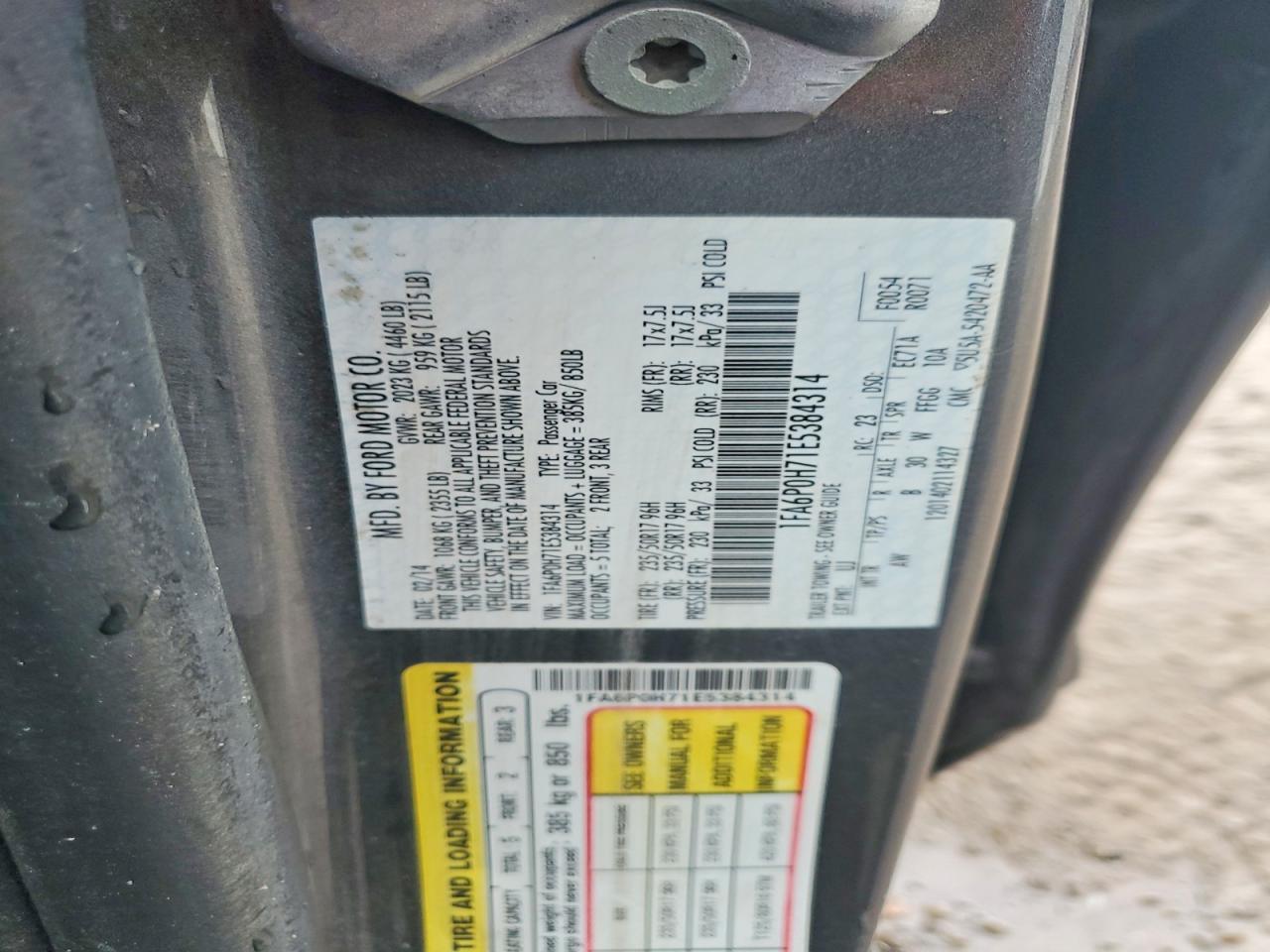 2014 Ford Fusion se