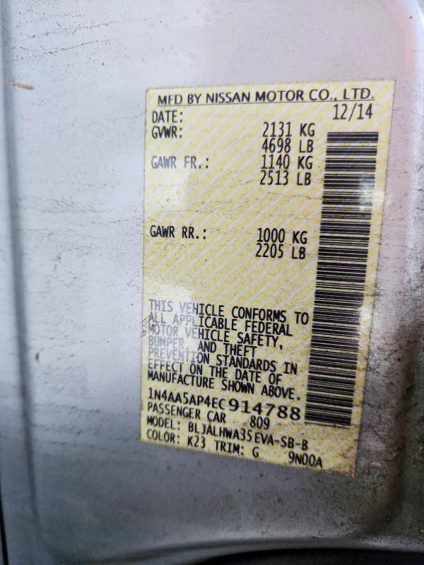 2014 Nissan Maxima s