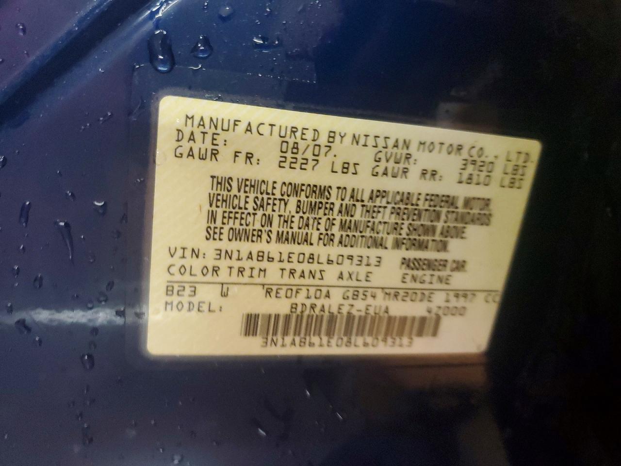 2008 Nissan Sentra 2.0