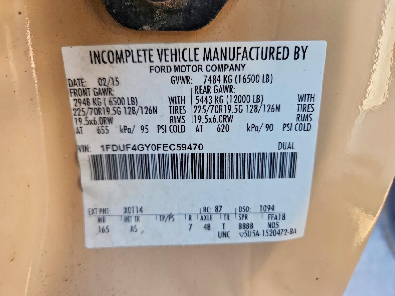 2015 Ford F450 Super Duty