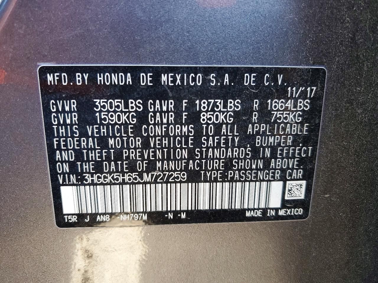 2018 Honda Fit Sport