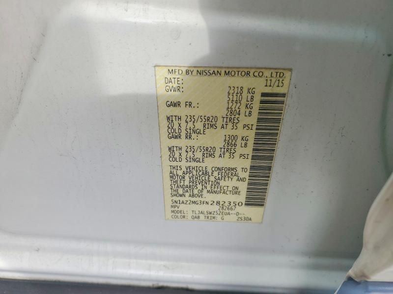 2015 Nissan Murano s