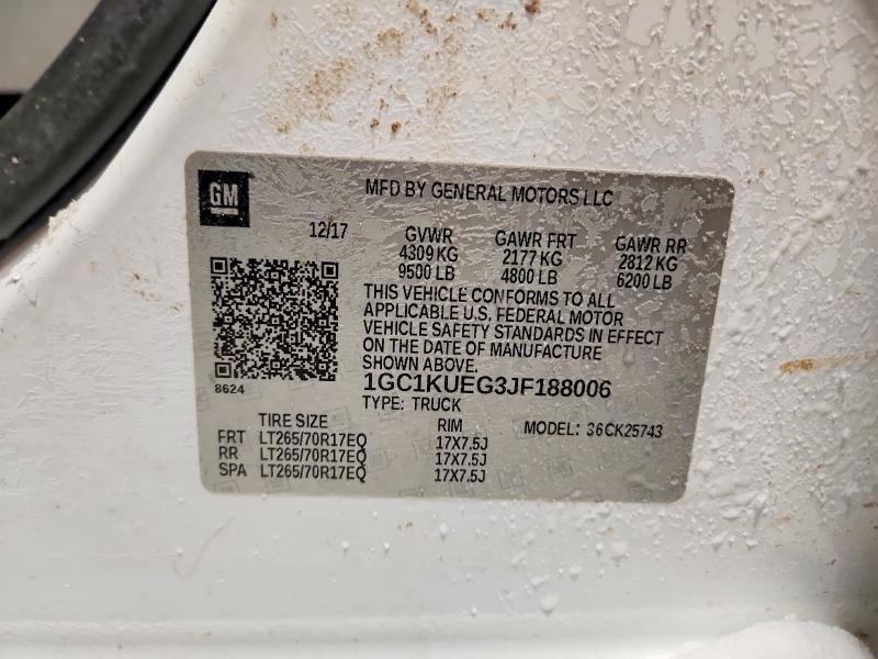 2018 Chevrolet Silverado K2500 Heavy Duty