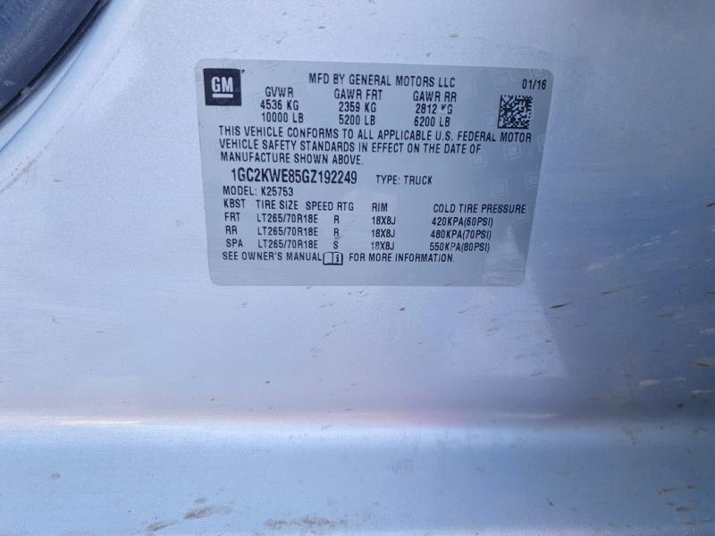 2016 Chevrolet Silverado K2500 Heavy Duty LTZ