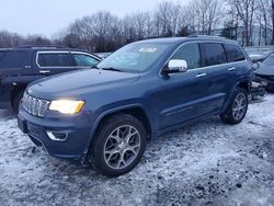 Jeep salvage cars for sale: 2021 Jeep Grand Cherokee Overland