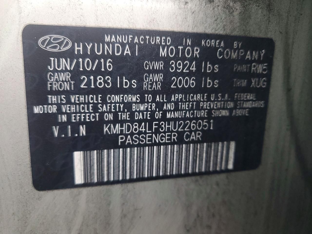 2017 Hyundai Elantra se