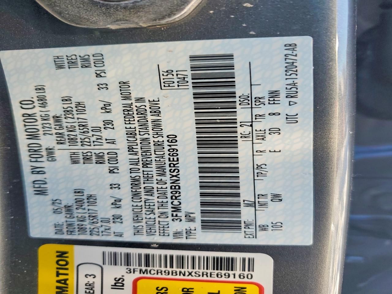 2025 Ford Bronco Sport big Bend