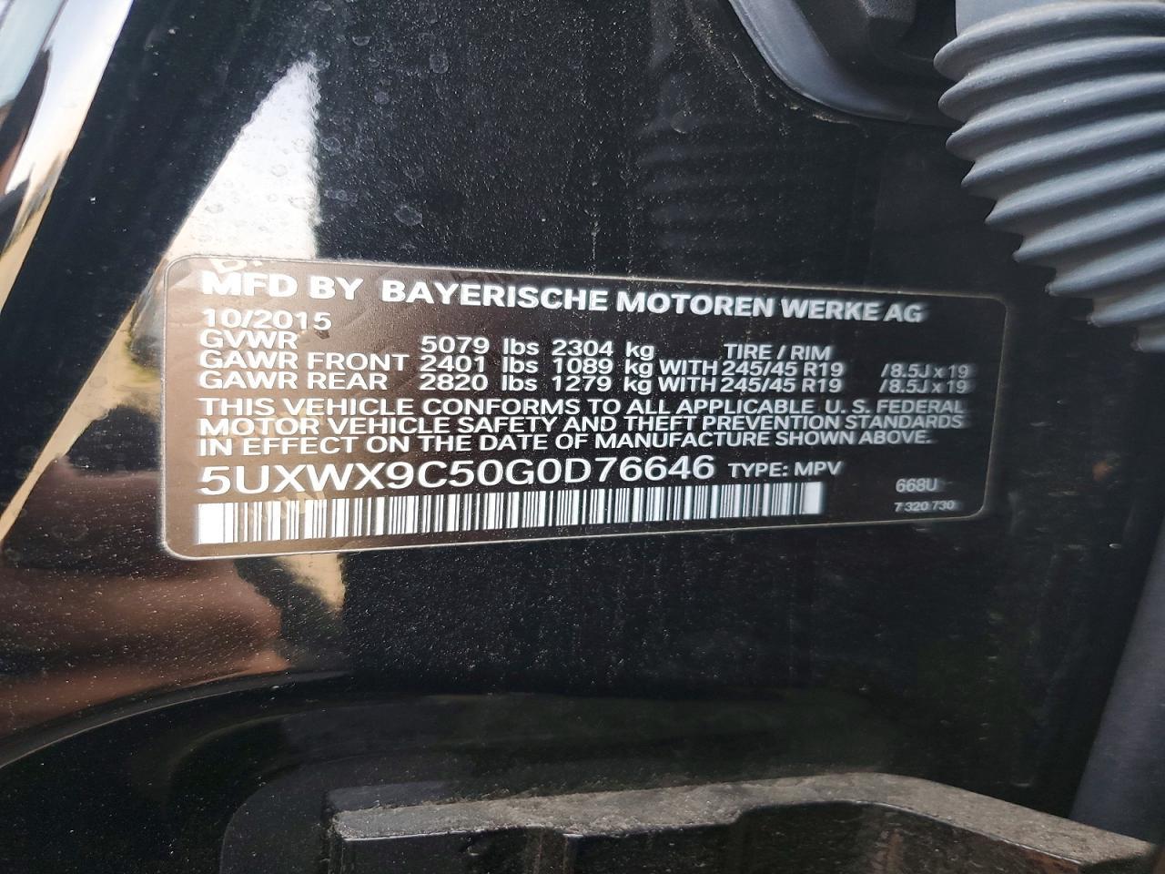 2016 BMW X3 Xdrive28i