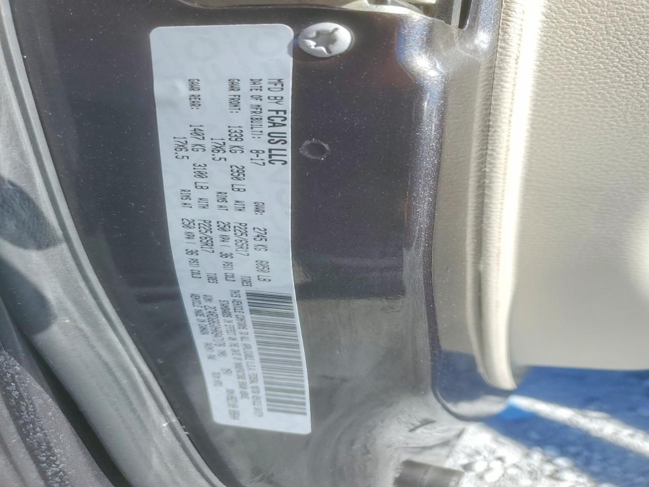 2017 Dodge Grand Caravan se