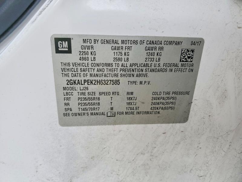 2017 GMC Terrain slt